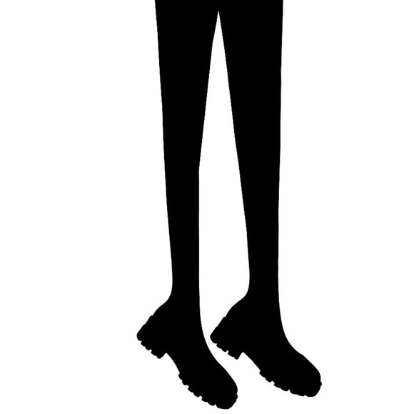 Dolls Kill Black Heeled Boots - Picture 3 of 5